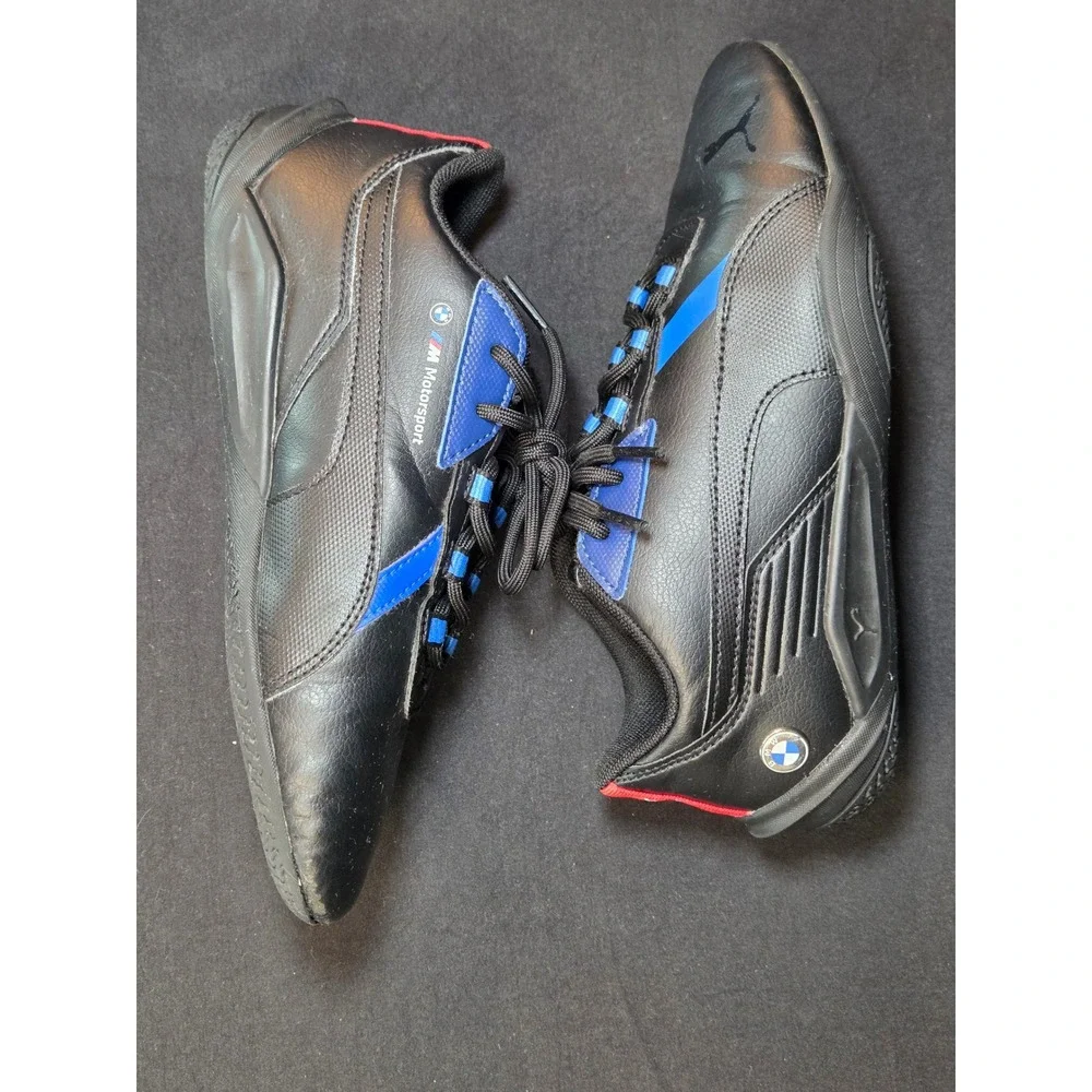 Puma BMW M1 Motorsport Drift Car Decal‎ Kids Black Sneakers Size Youth 4C